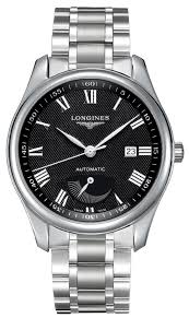 Longines Master Collection Power Reserve Automatic Stainless-Steel Black Dial Date Men’s Watch L2.908.4.51.6