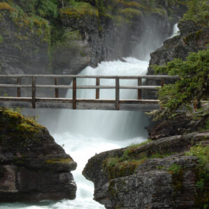 Bridge in a lake