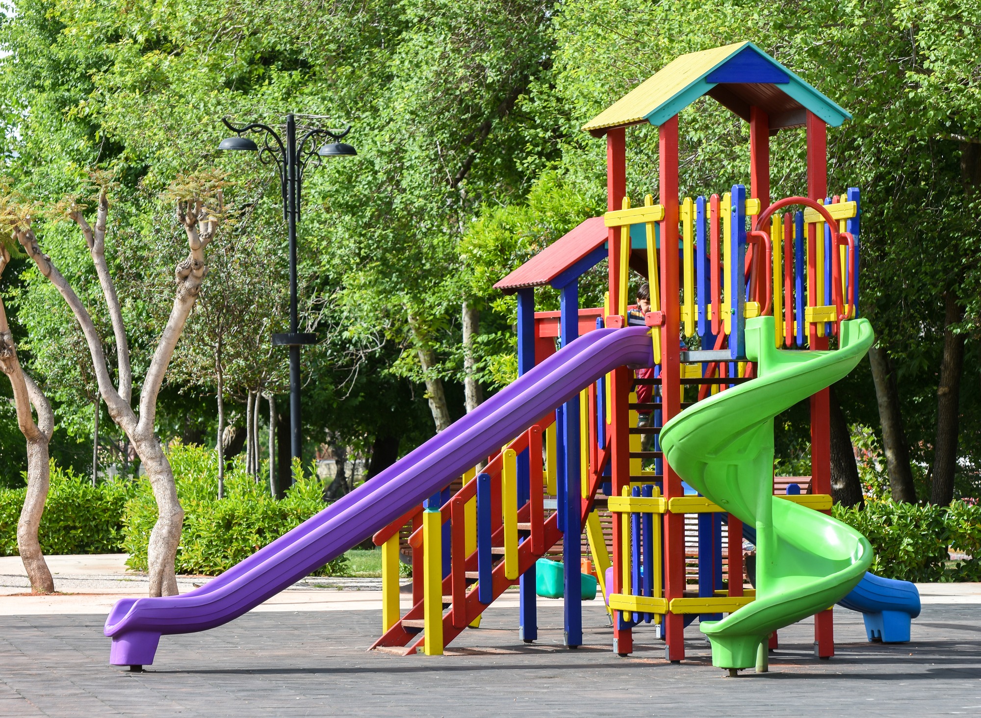 Playground in public park